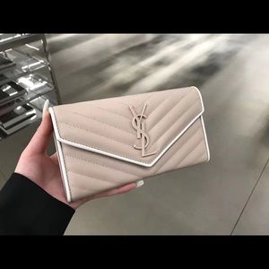 Yves Saint Laurent new with tag pink wallet